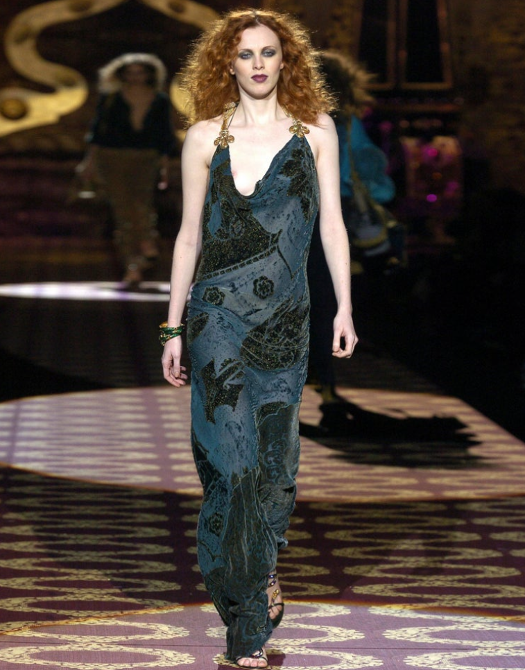 Roberto Cavalli F/W 2004 midi dress