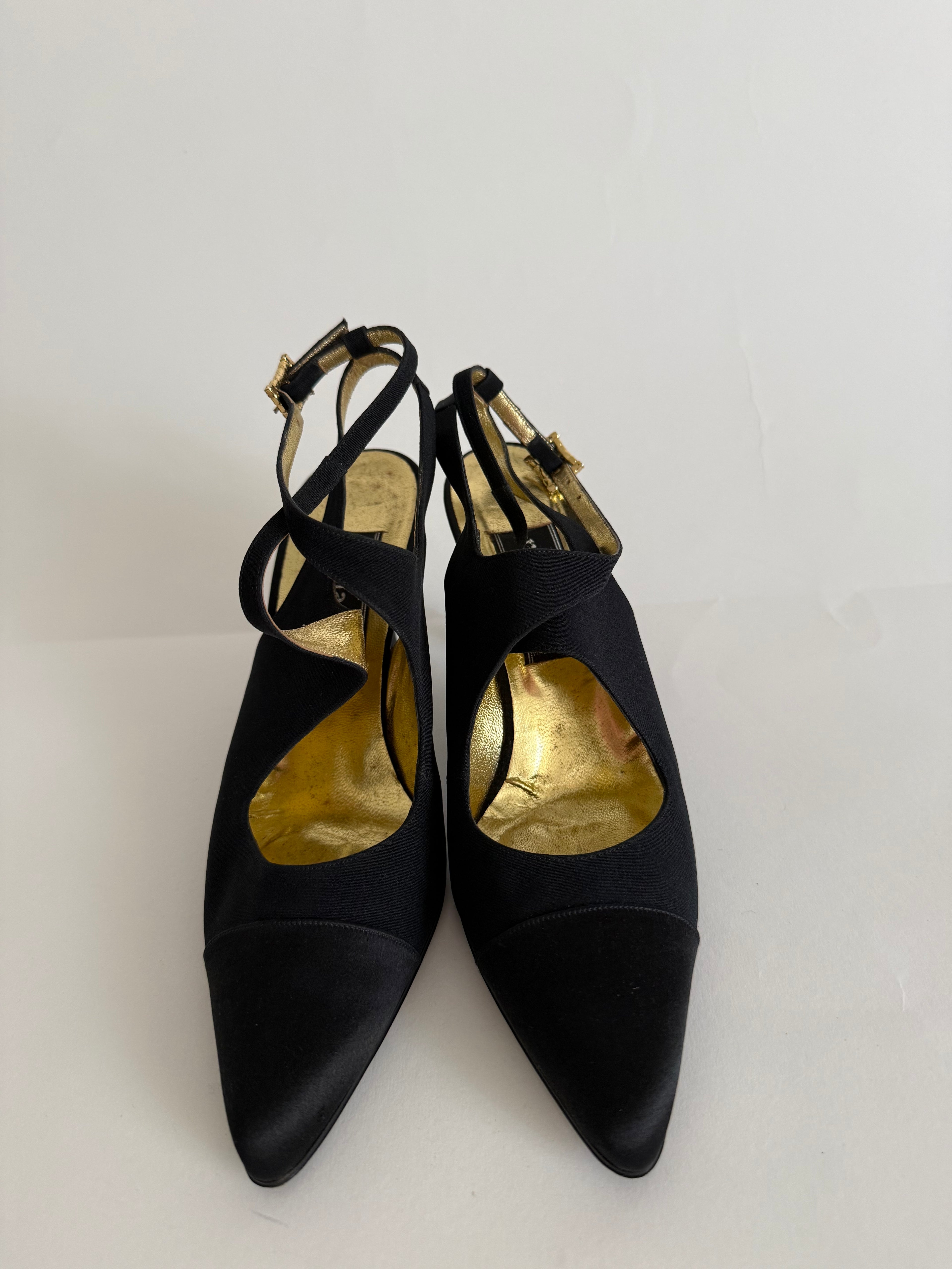 Raphael Roma silk heels