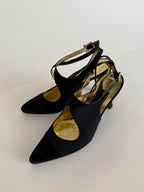 Raphael Roma silk heels