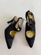 Raphael Roma silk heels