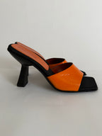90s orange heels
