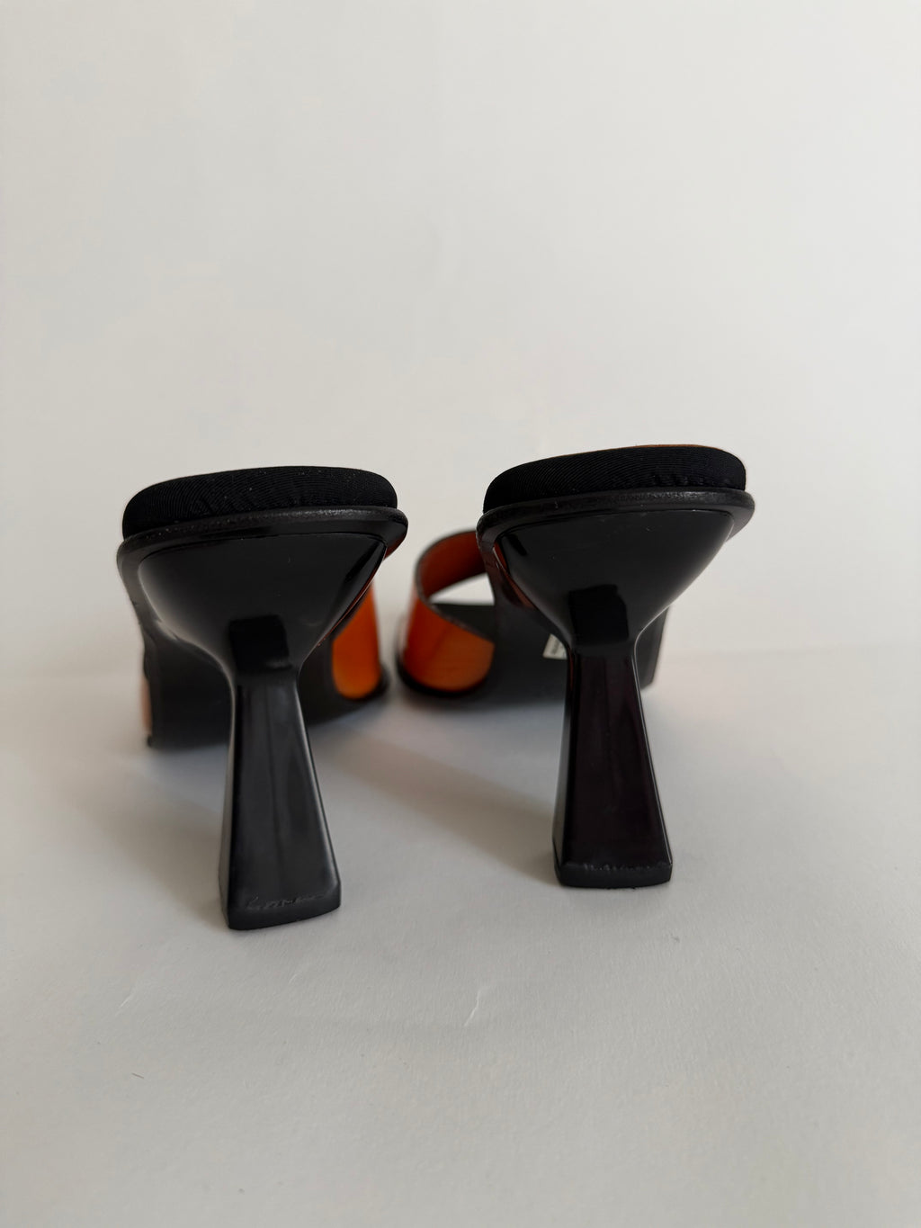 90s orange heels
