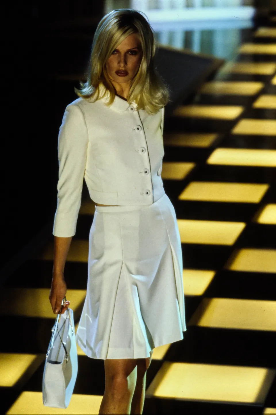 Gianni Versace 1996 Runway set tailleur