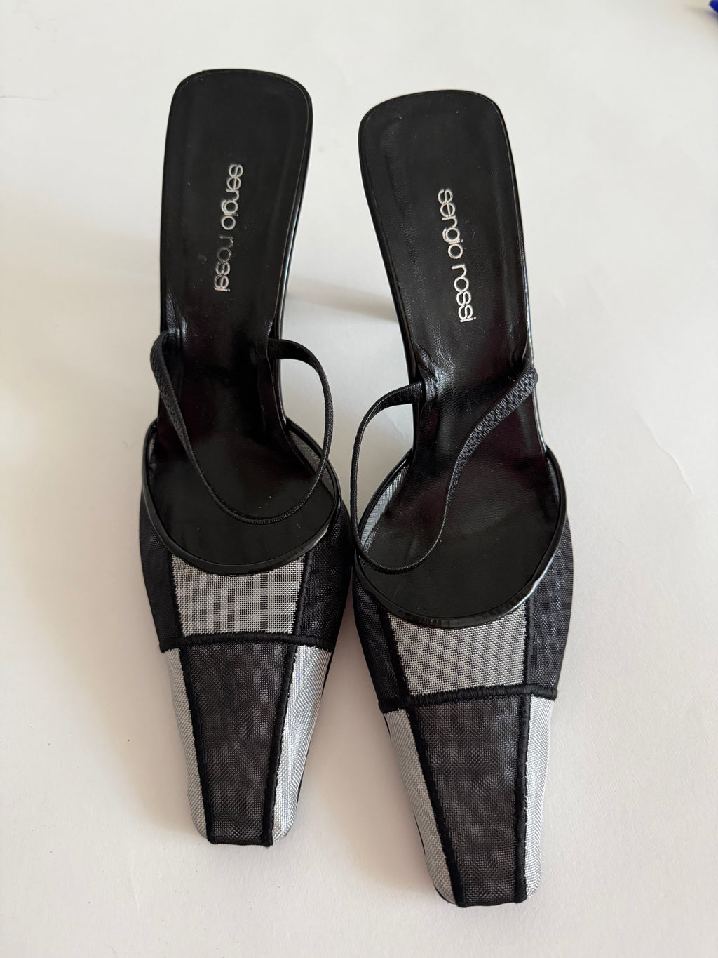 Sergio Rossi mules early 2000s