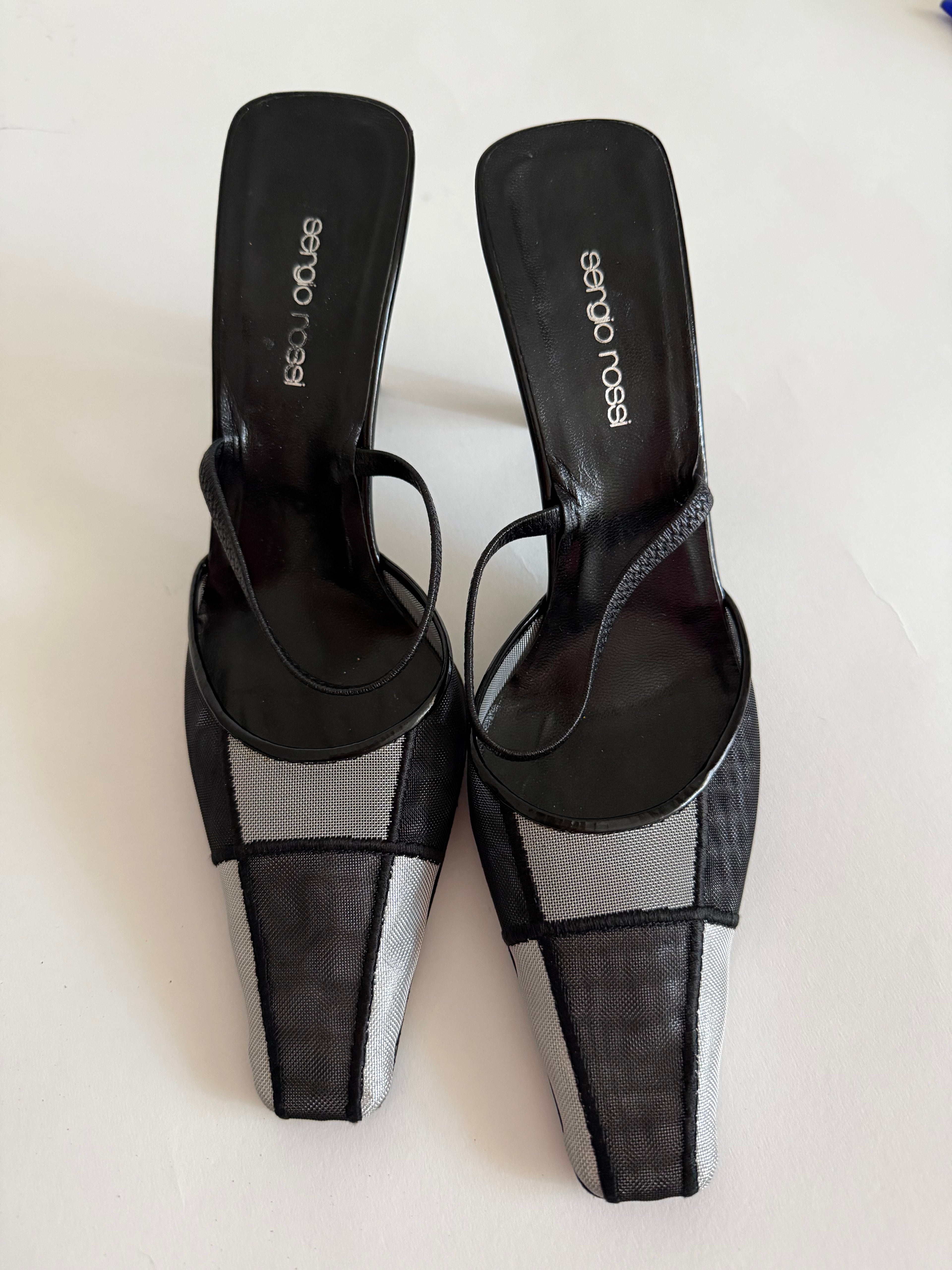 Sergio Rossi mules early 2000s