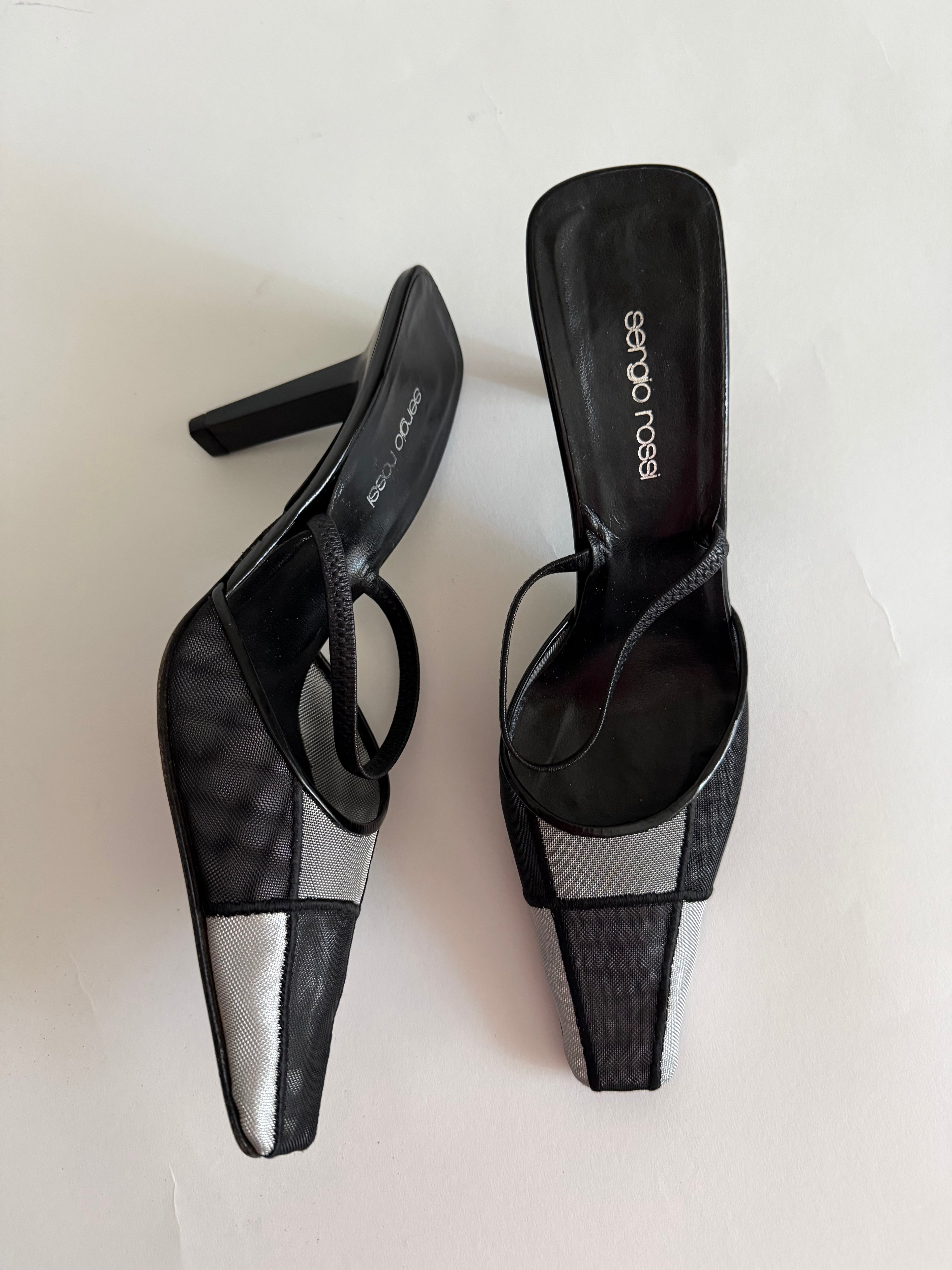 Sergio Rossi mules early 2000s