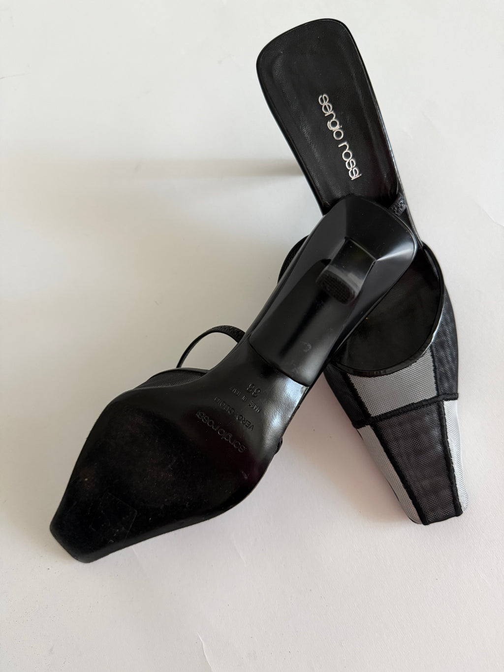 Sergio Rossi mules early 2000s