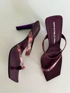 Vintage summer 90s heels sandals