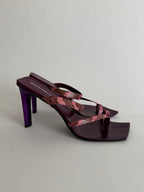 Vintage summer 90s heels sandals