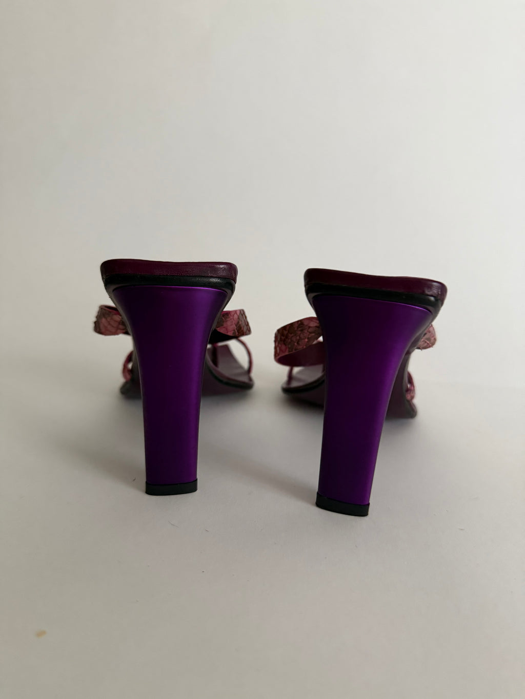 Vintage summer 90s heels sandals