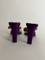 Vintage summer 90s heels sandals
