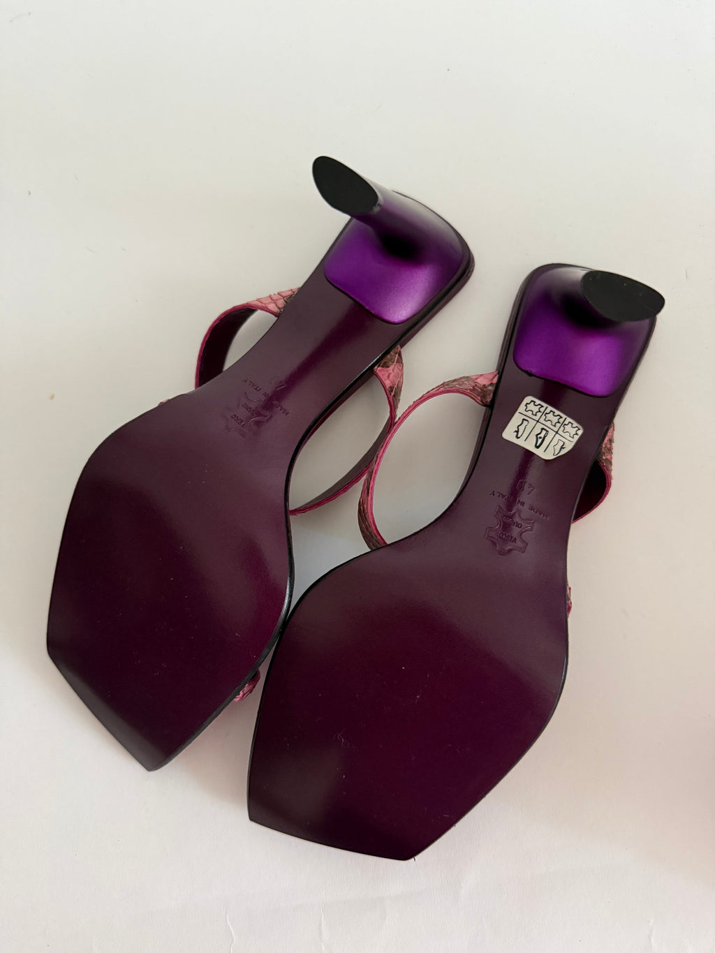 Vintage summer 90s heels sandals