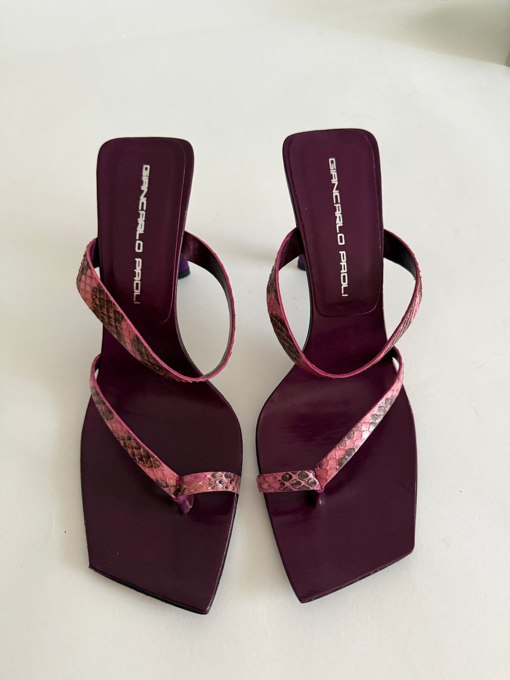 Vintage summer 90s heels sandals