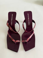 Vintage summer 90s heels sandals