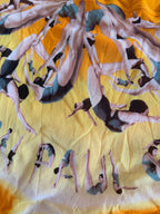Jean Paul Gaultier dress skirt print swimmers dancers