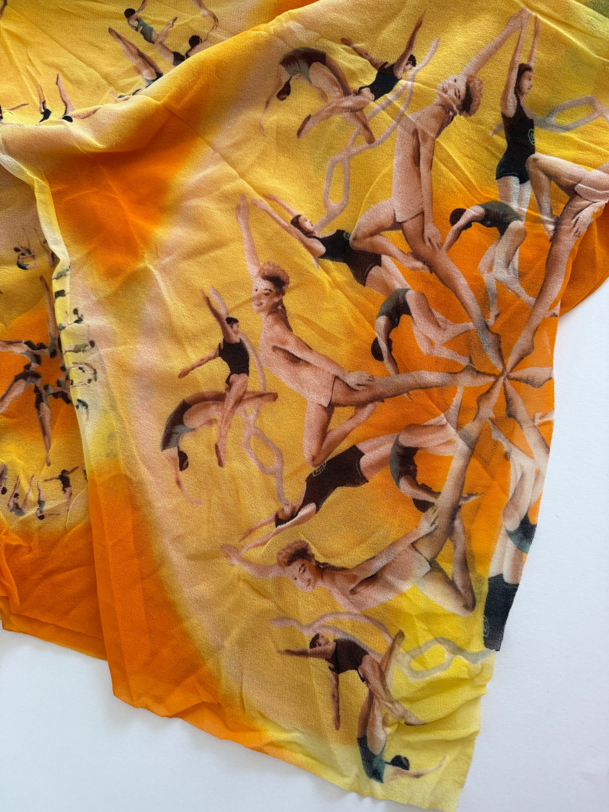 Jean Paul Gaultier dress skirt print swimmers dancers