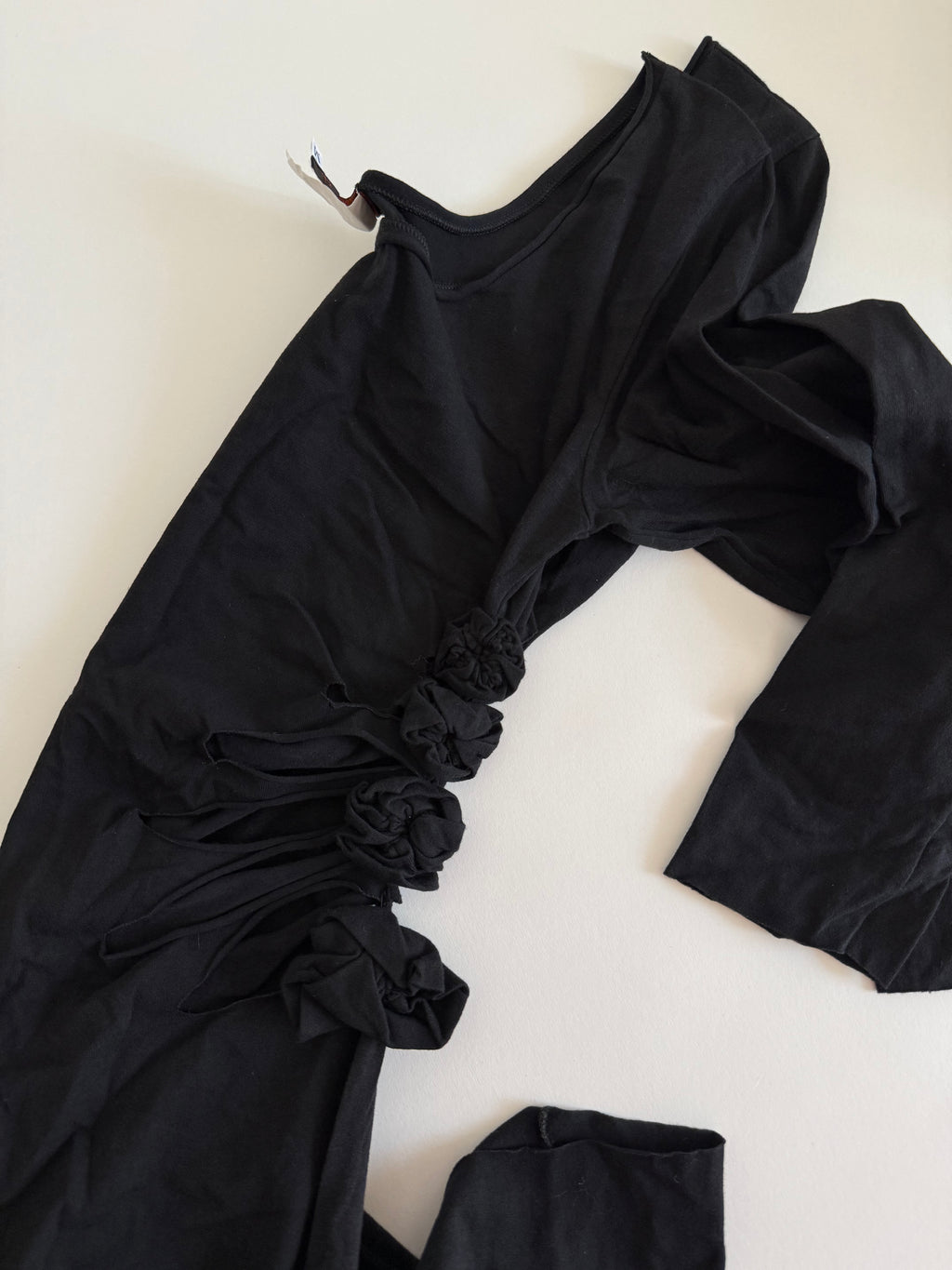 Jean Paul Gaultier black cut-out long dress vintage