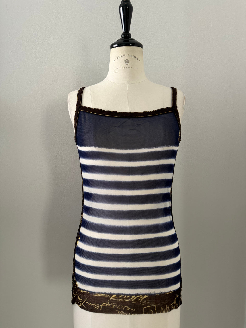 Jean Paul Gaultier SS 2001 top graffiti