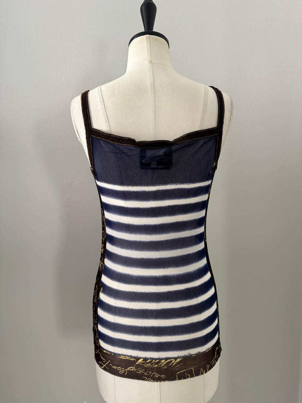 Jean Paul Gaultier SS 2001 top graffiti