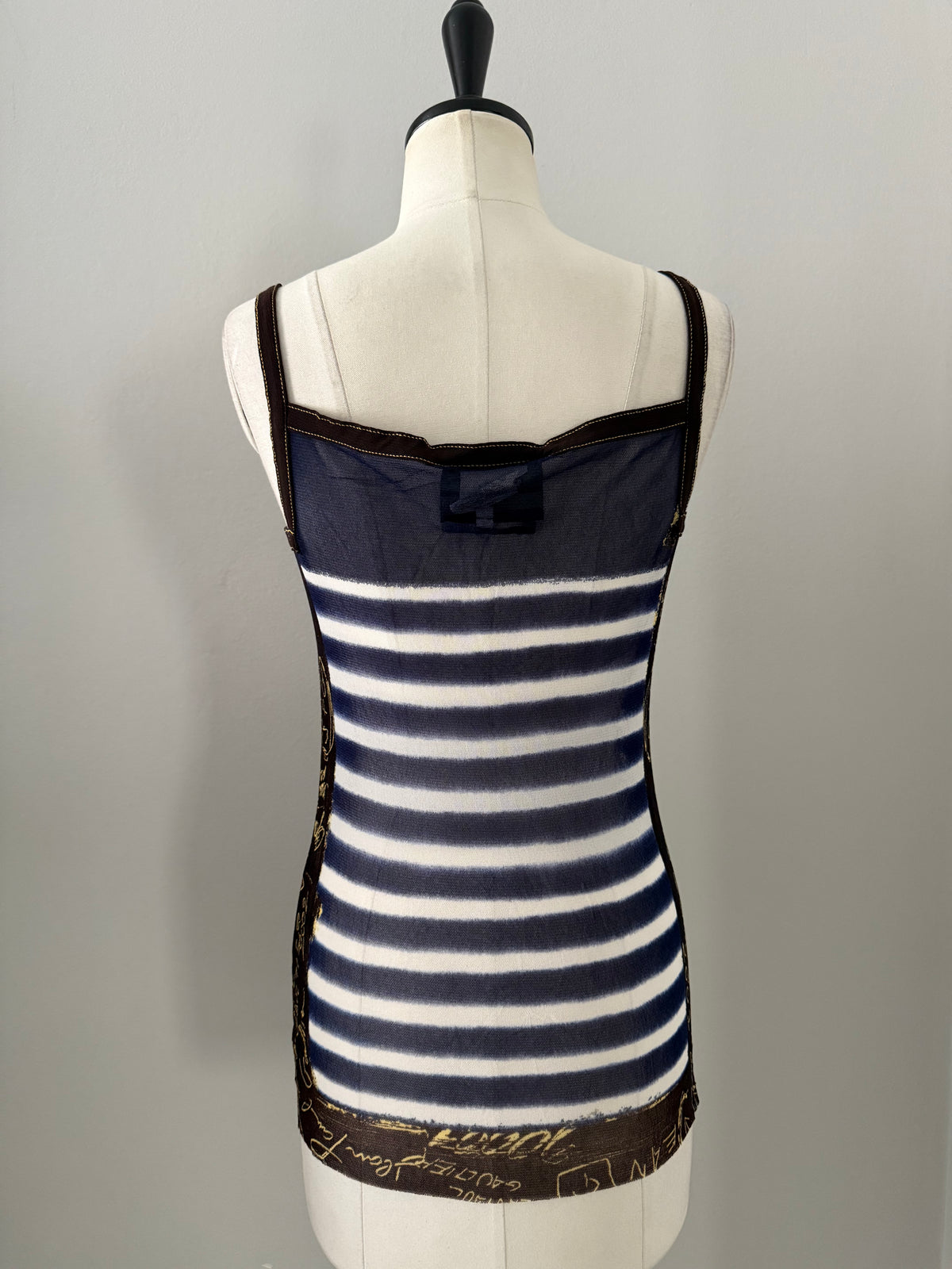 Jean Paul Gaultier SS 2001 top graffiti
