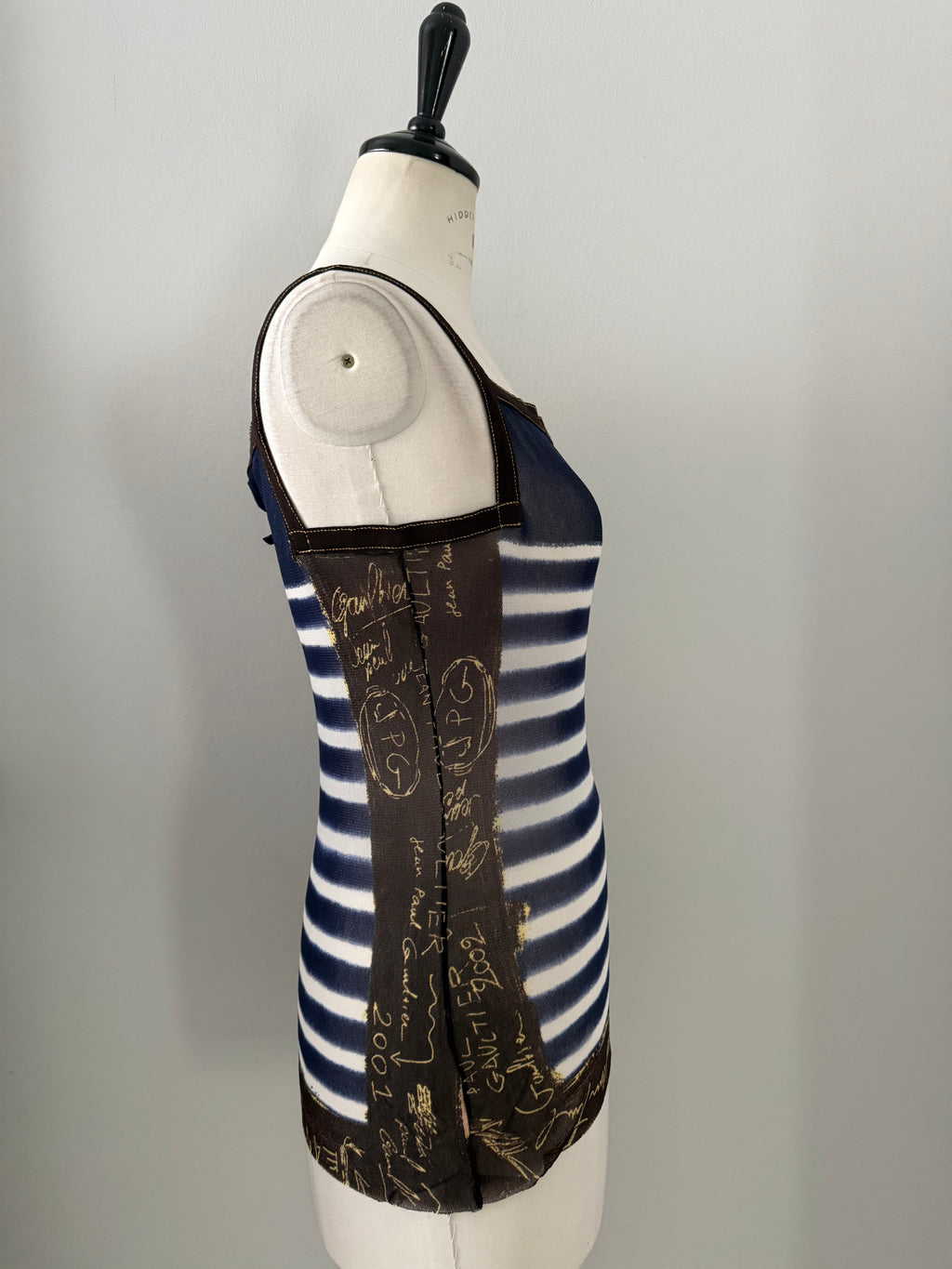Jean Paul Gaultier SS 2001 top graffiti
