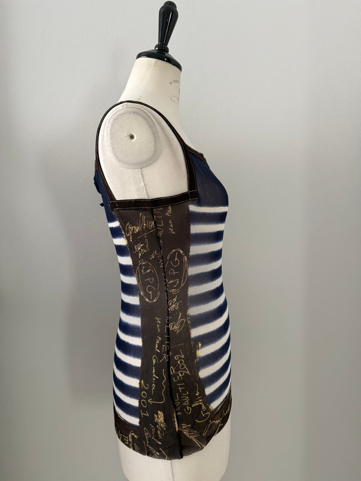 Jean Paul Gaultier SS 2001 top graffiti