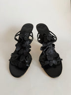 Celine black sandals 90s