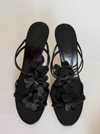 Celine black sandals 90s