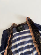 Jean Paul Gaultier top cardigan SS 2001 graffiti