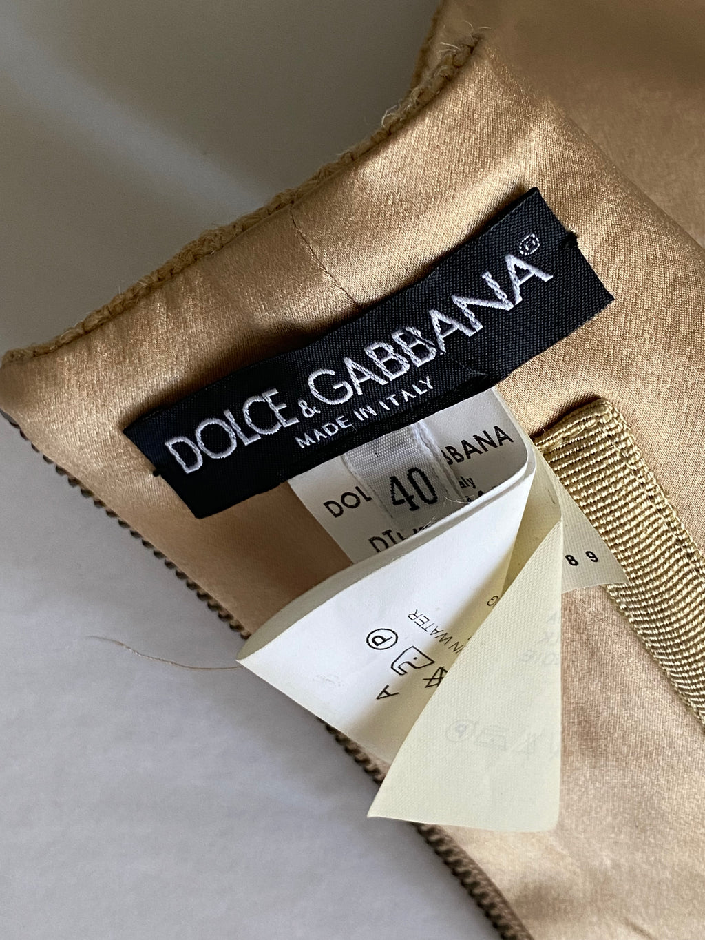 Dolce & Gabbana bustier S/S 2002