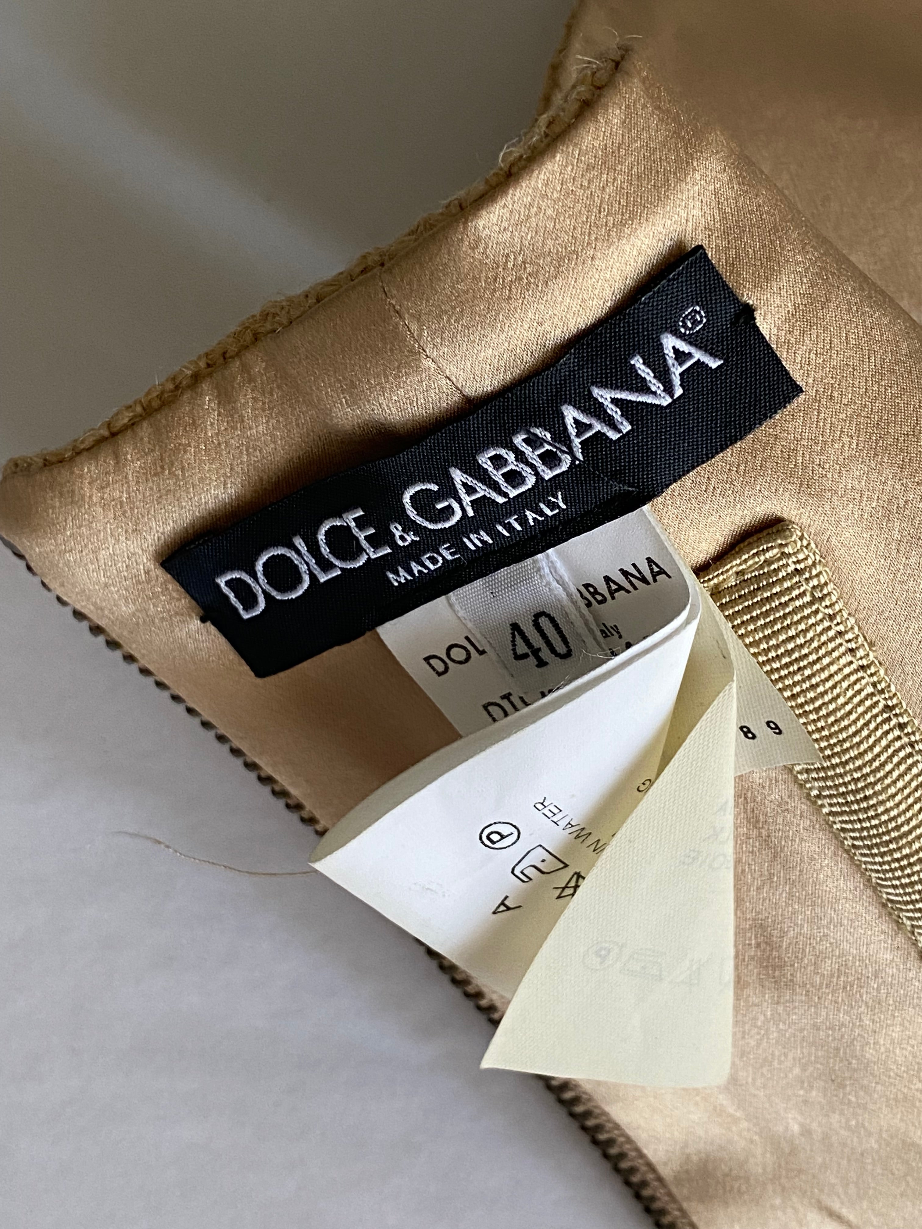Dolce & Gabbana bustier S/S 2002
