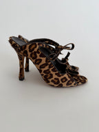 Manolo Blahnik leo heels cavallino
