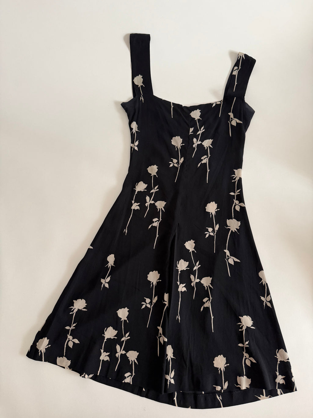 Dolce & Gabbana SS 2002 silk rose dress