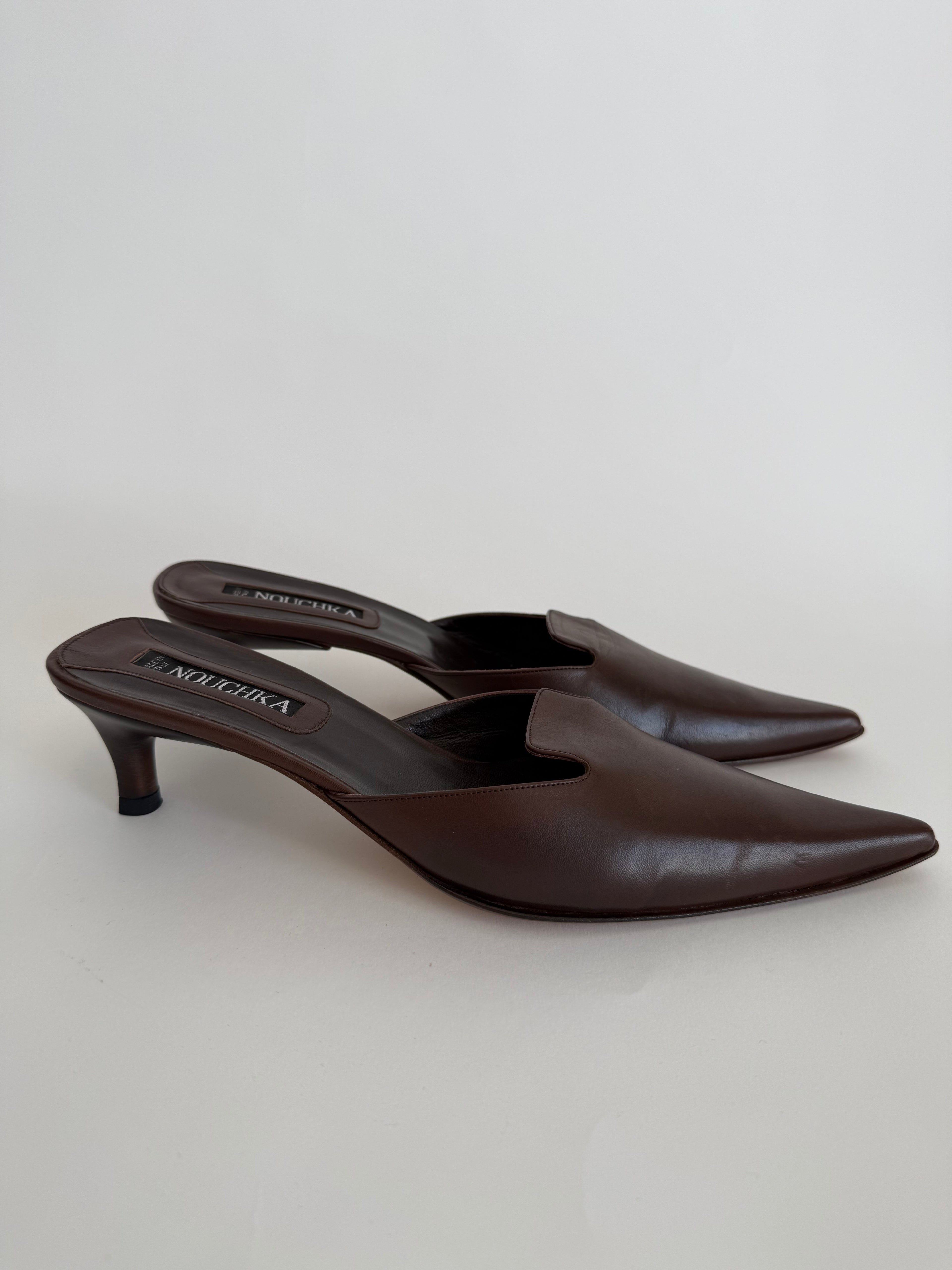 Vintage 90s choco heels