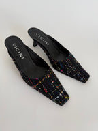 Mules tweed 90s