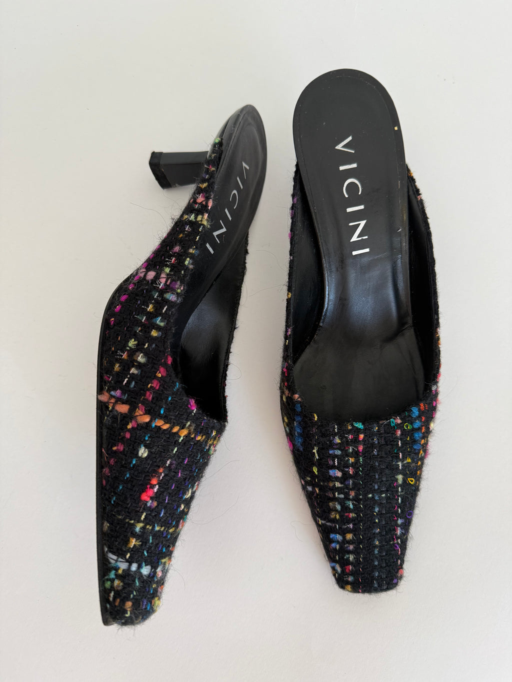 Mules tweed 90s