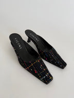 Mules tweed 90s