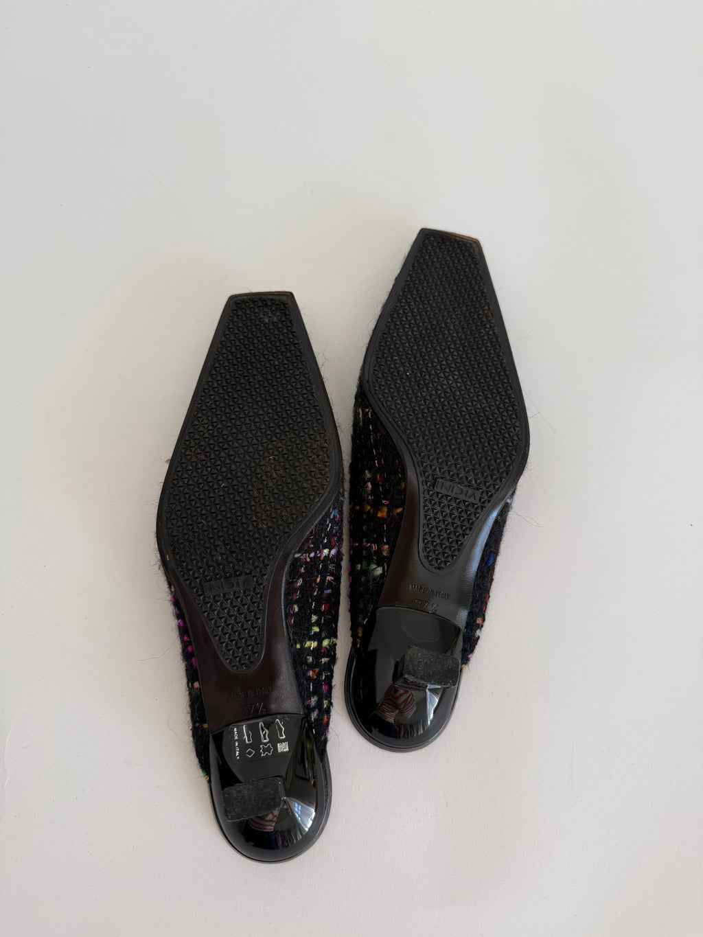 Mules tweed 90s