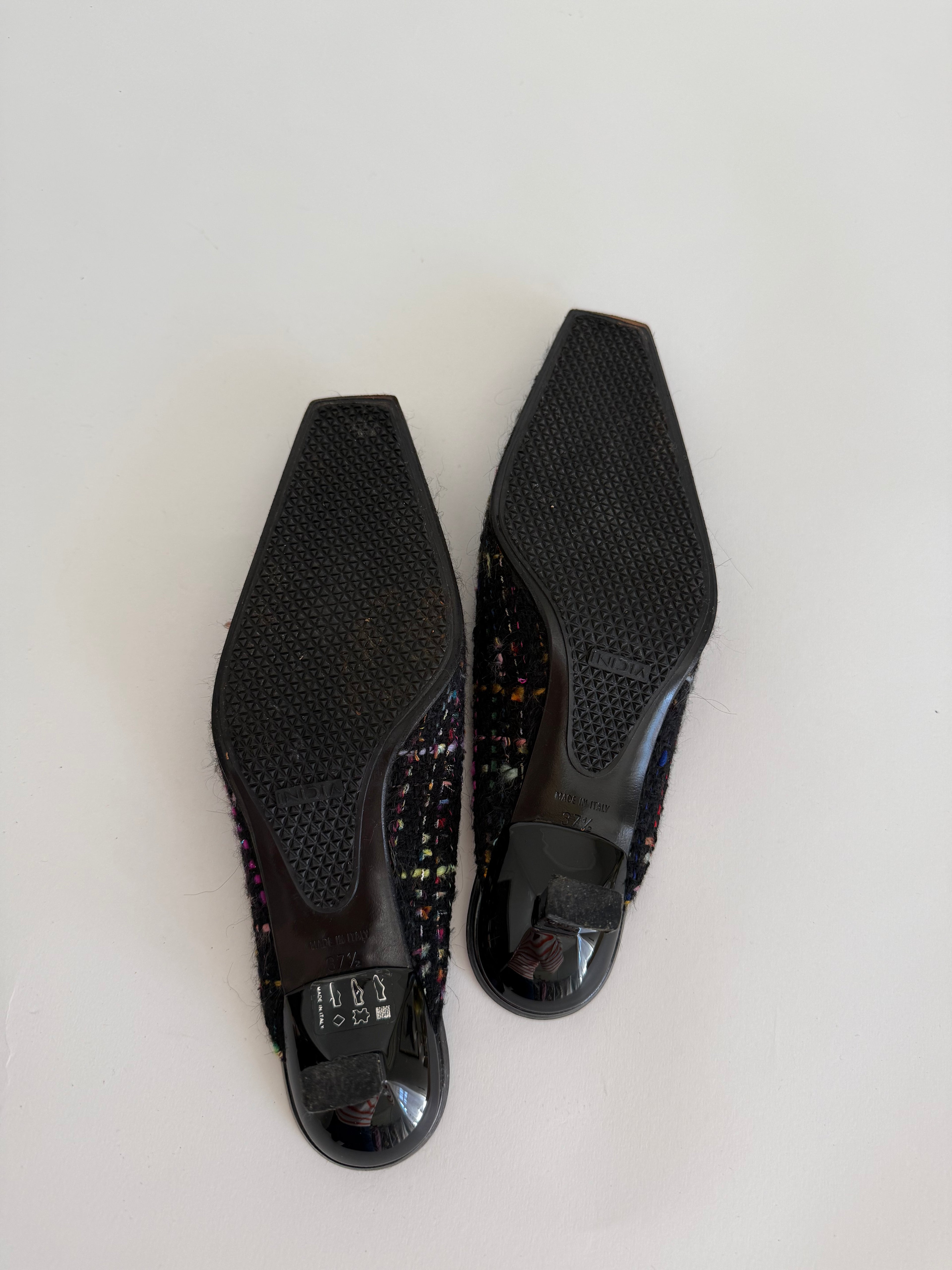 Mules tweed 90s