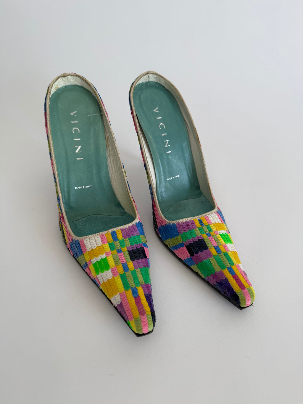Vintage sequins 90s mules