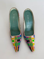 Vintage sequins 90s mules