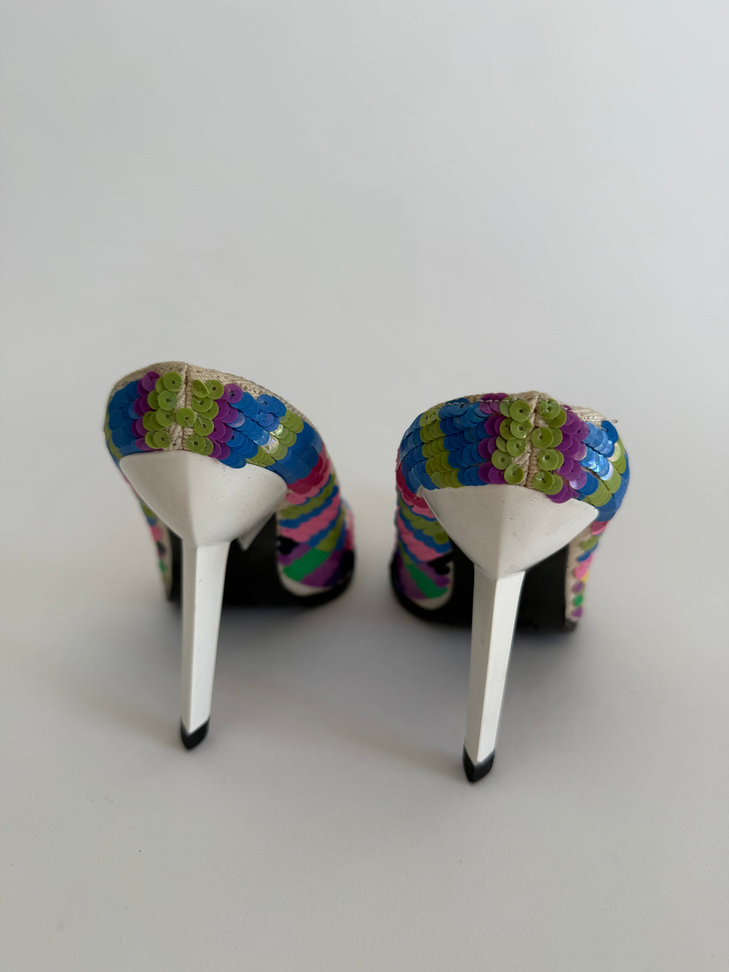 Vintage sequins 90s mules