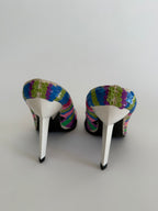 Vintage sequins 90s mules