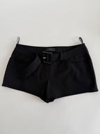 Prada early 2000s hot pants black shorts