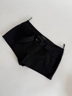 Prada early 2000s hot pants black shorts