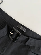 Prada early 2000s hot pants black shorts