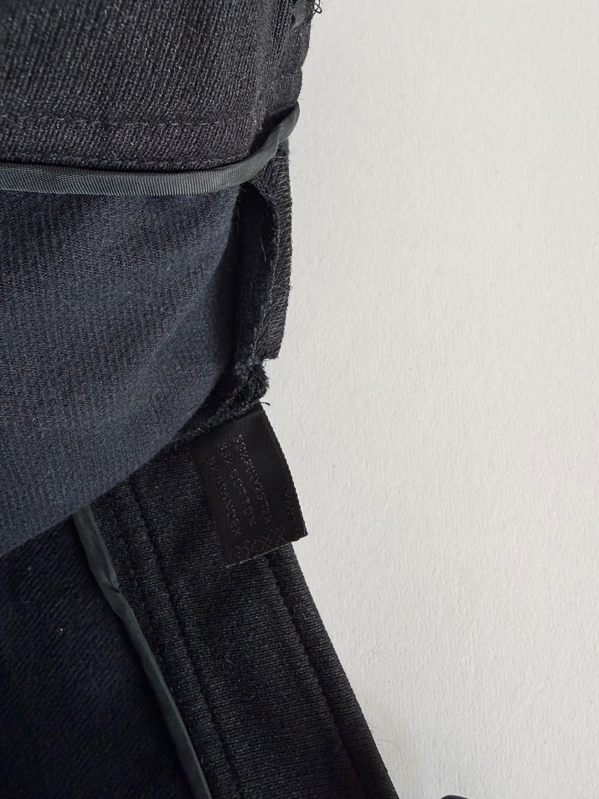 Prada early 2000s hot pants black shorts
