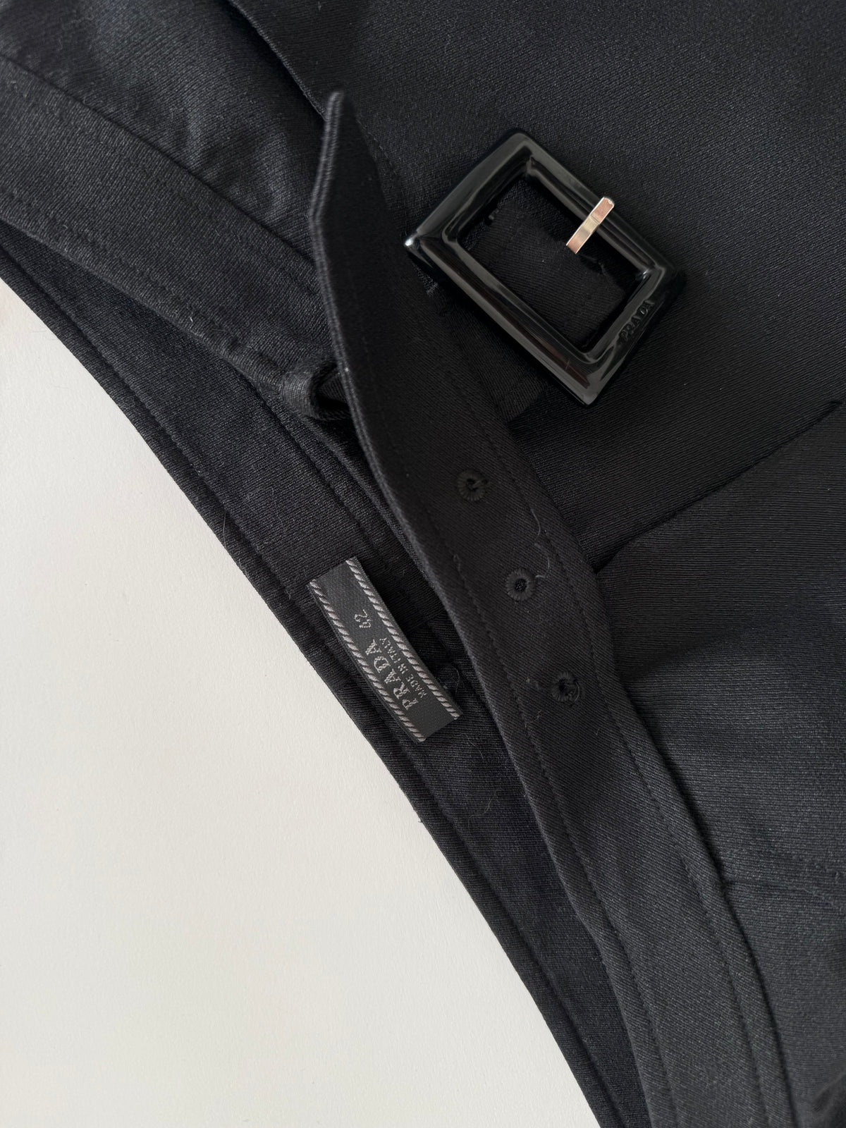 Prada early 2000s hot pants black shorts