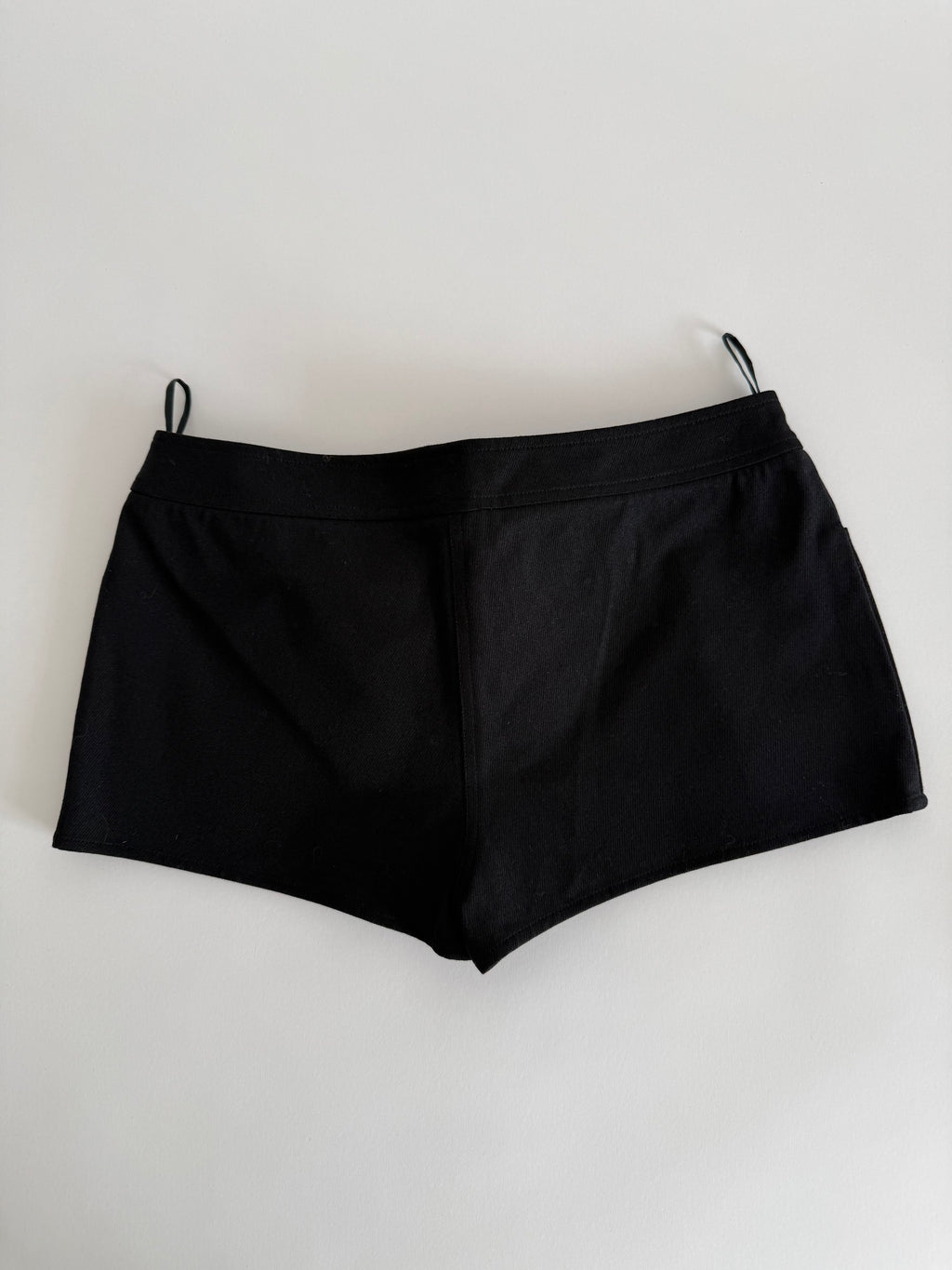 Prada early 2000s hot pants black shorts