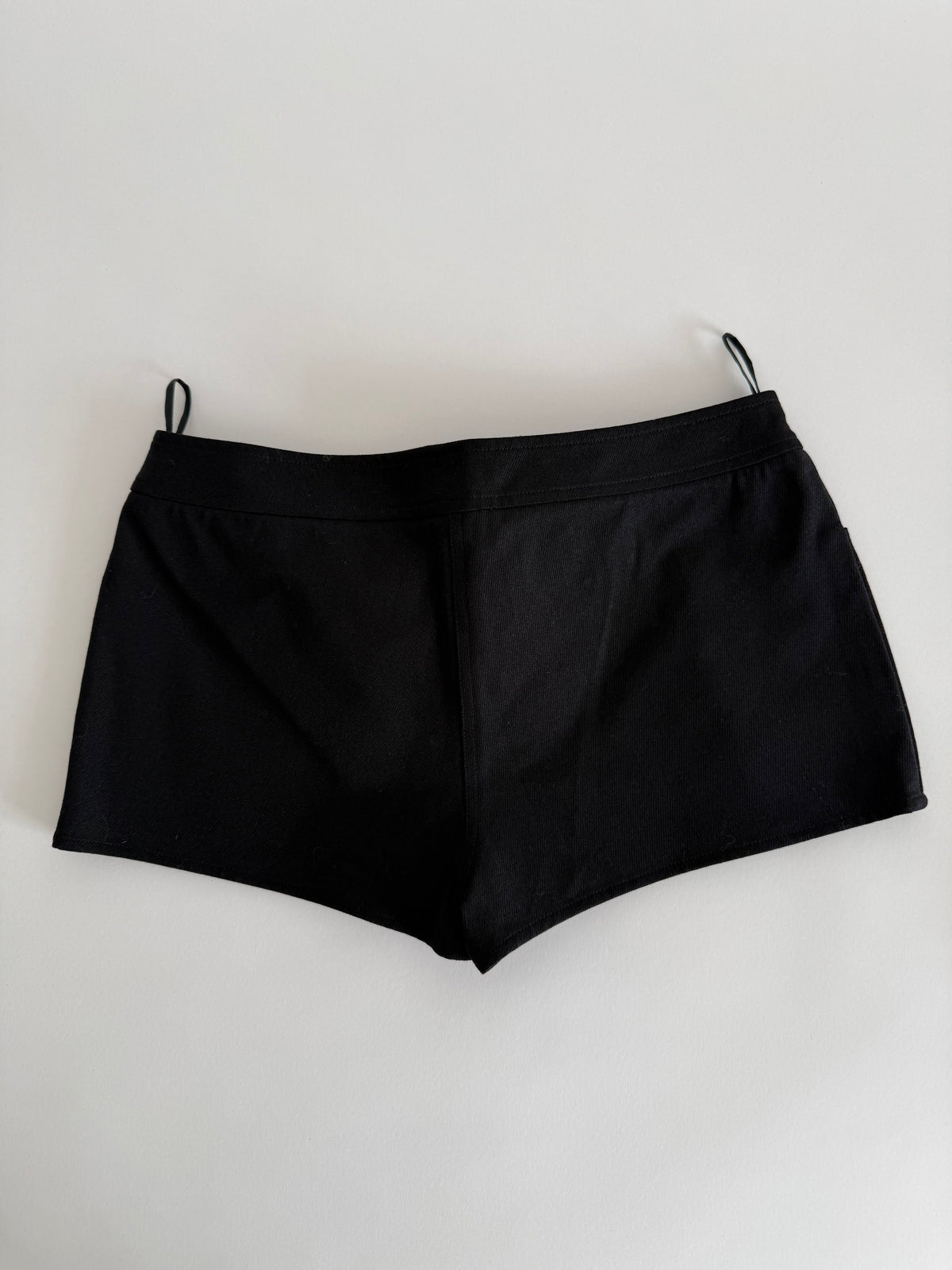 Prada early 2000s hot pants black shorts